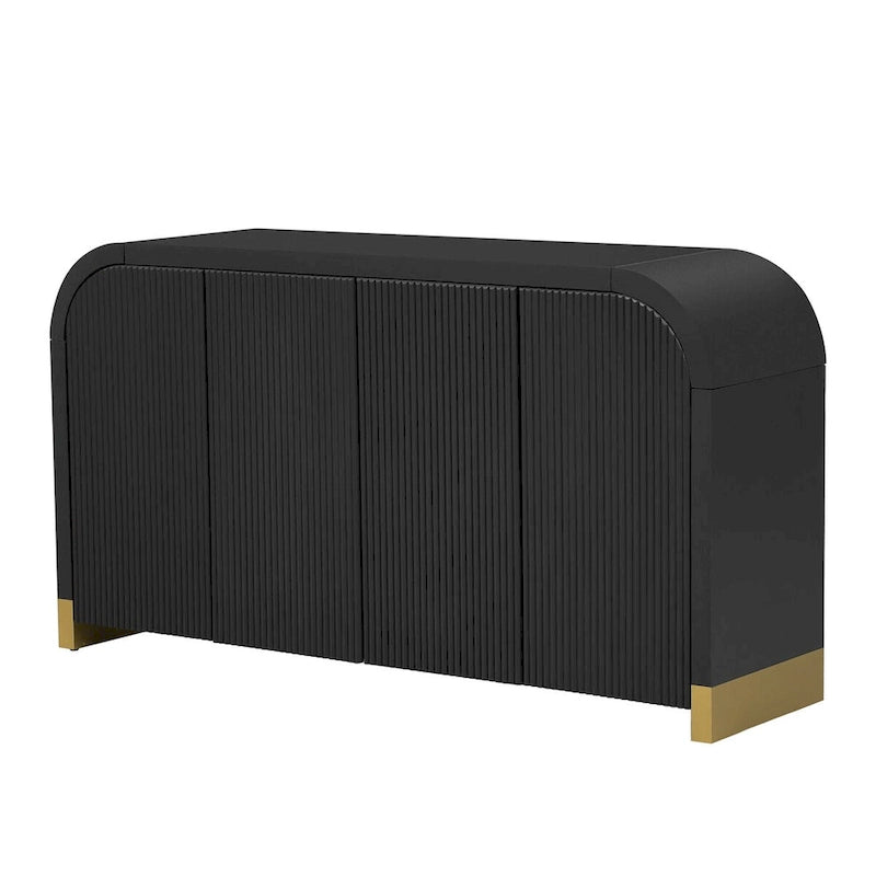 Meuble de rangement avec étagères réglables pour bureau, salon et entrée