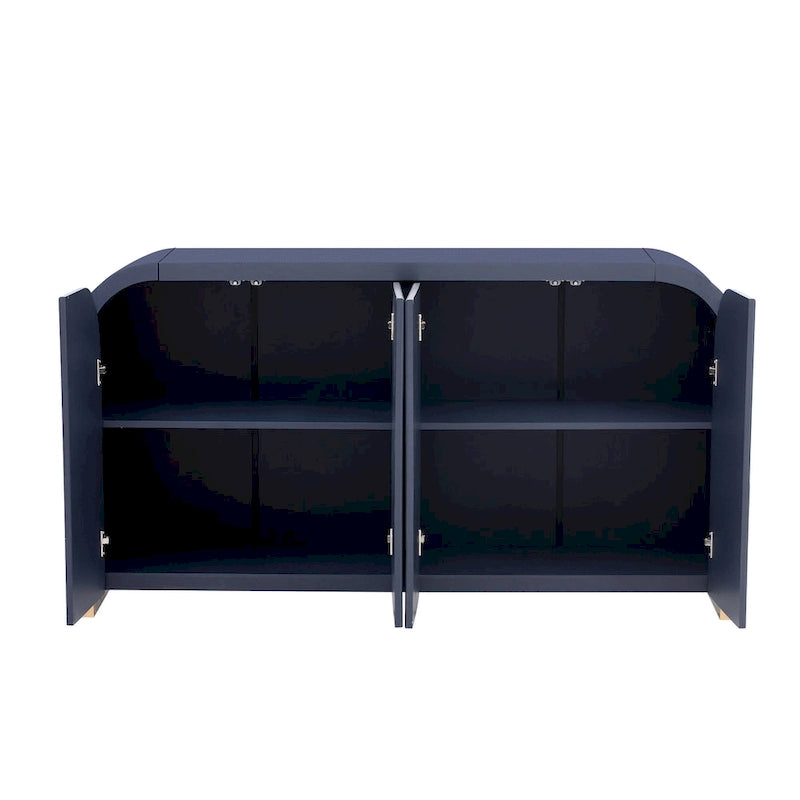 Meuble de rangement avec étagères réglables pour bureau, salon et entrée