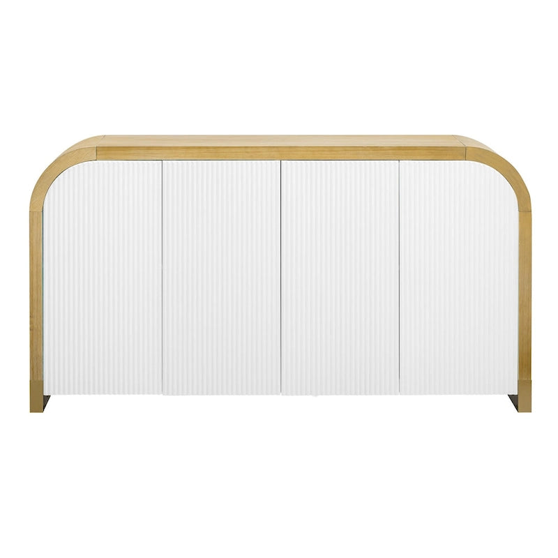 Meuble de rangement avec étagères réglables pour bureau, salon et entrée