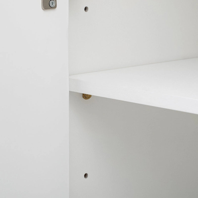 Meuble de rangement avec étagères réglables pour bureau, salon et entrée