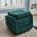 Fauteuil inclinable de relaxation en tissu à dossier haut