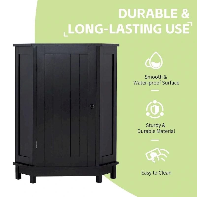 Meuble d'angle triangulaire pour salle de bain